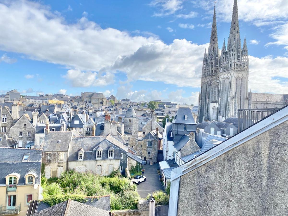 Le Nid Des Quais - Vue Panoramique Au Coeur De La Ville - Wifi - Entree Autonome كْيَمبيه المظهر الخارجي الصورة
